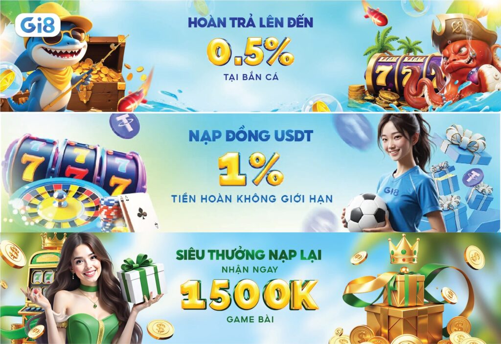 Khuyến mãi hoàn trả Gi8