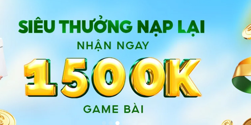 Tăng thêm tiền thưởng mỗi khi nạp đủ mốc quy định.