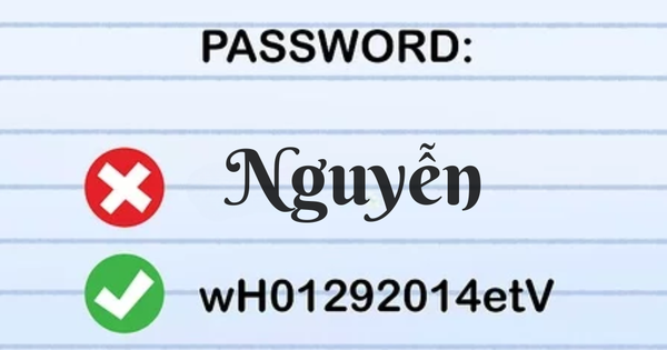 Lưu ý khi đặt mật khẩu Gi8