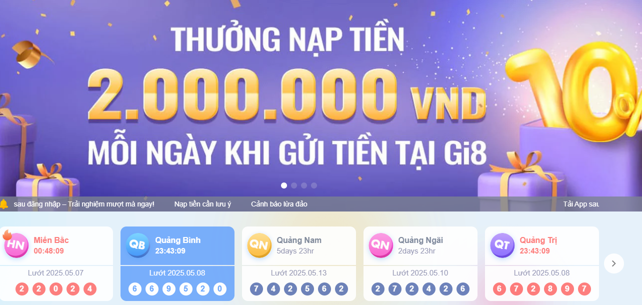 Nhanh tay tham gia để không bỏ lỡ những phần thưởng hấp dẫn chỉ có tại Gi8!