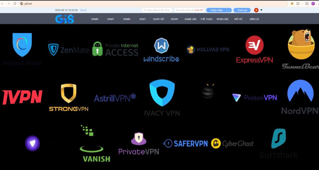 Top VPN đăng nhập Gi8