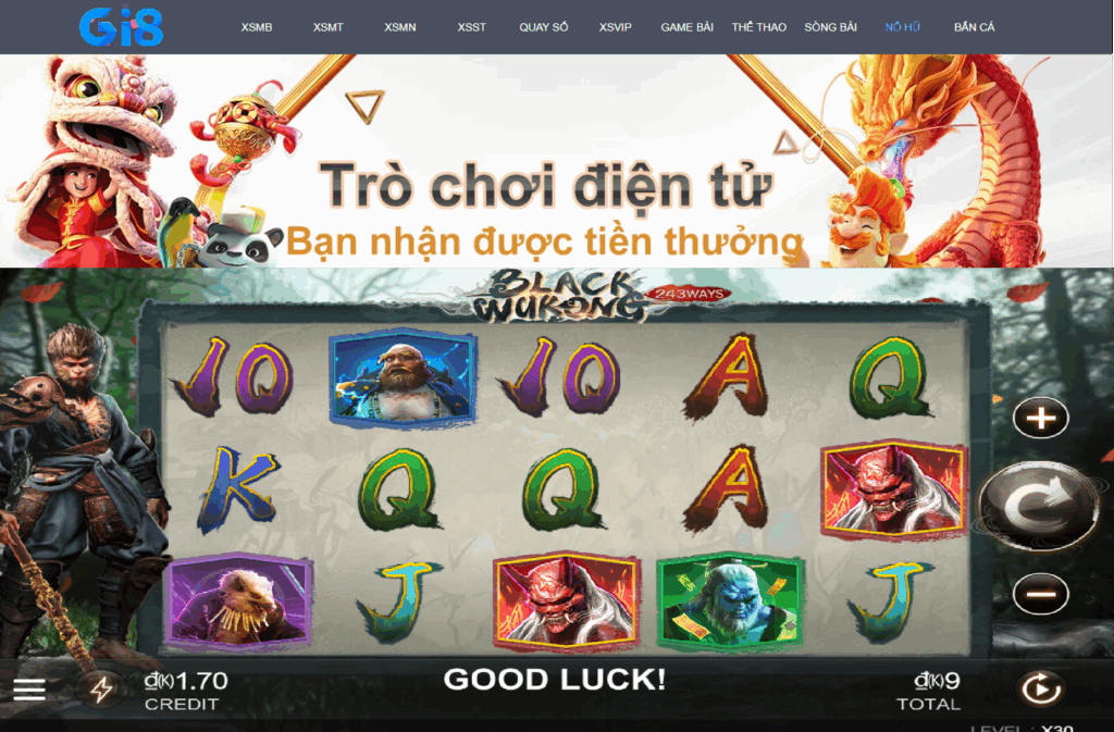 chơi thử black wukong nổ hũ Gi8