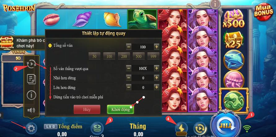 Các tính năng cơ bản trong game