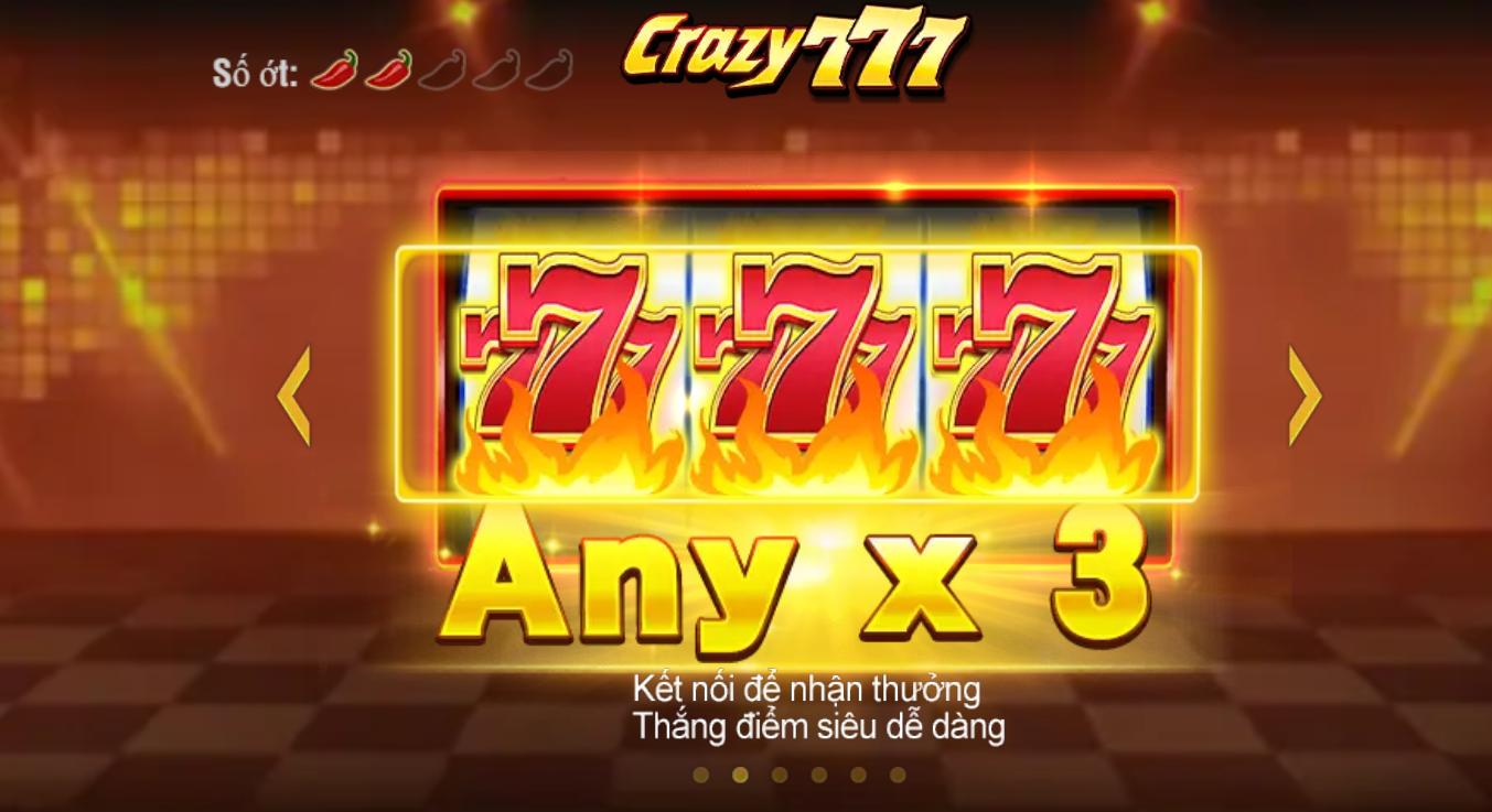 Game slot crazy777 sảnh JILI