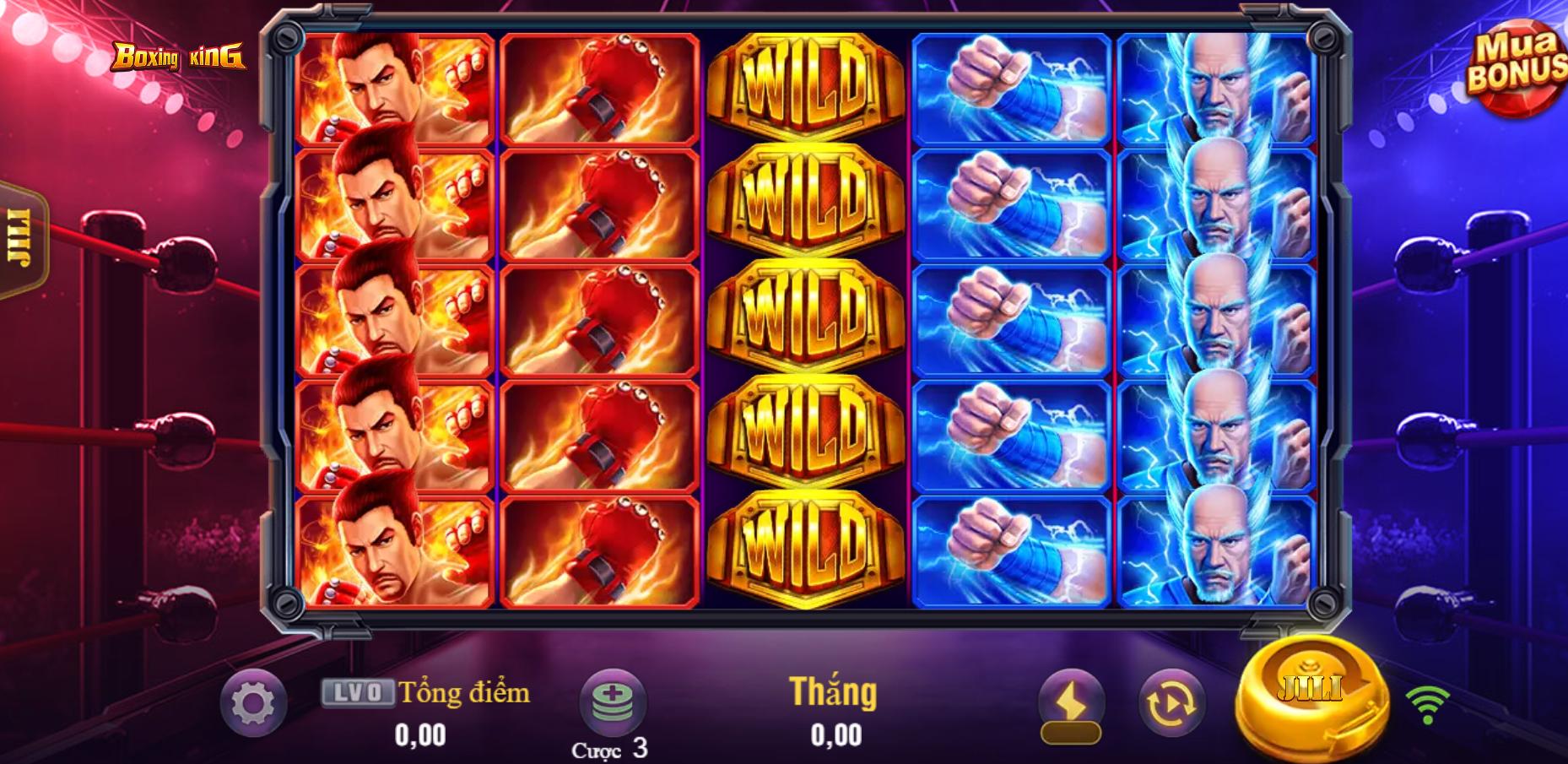 giao diện chơi boxing king