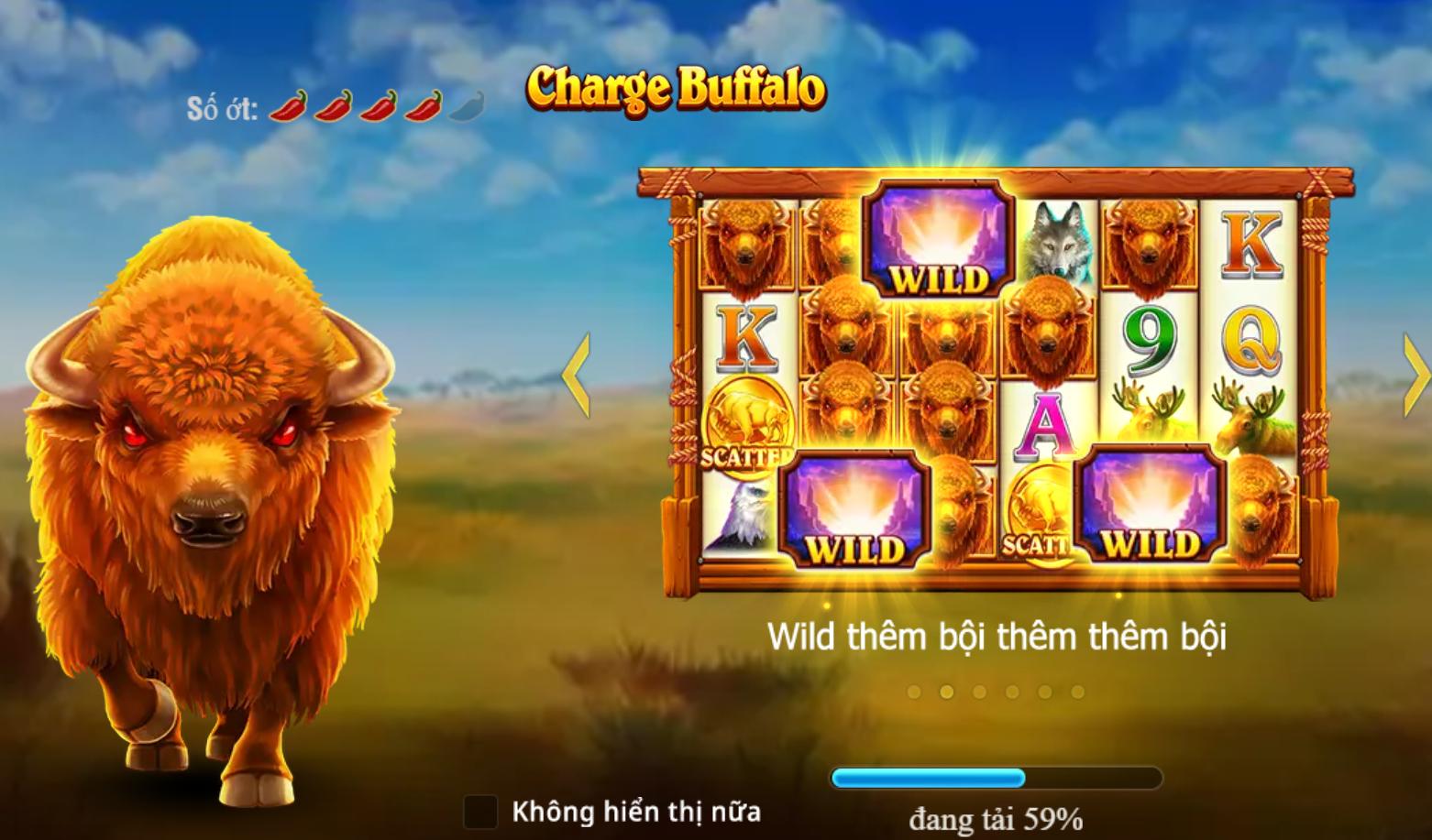 Giao diện game Charge Buffalo