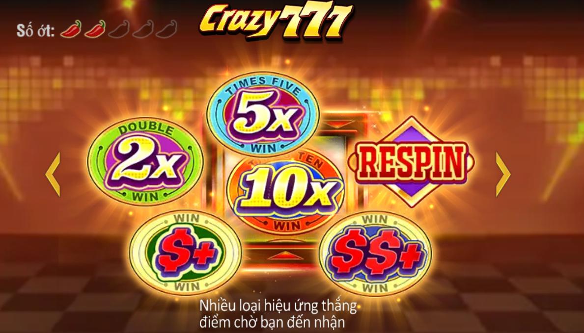Hệ số thưởng crazy777