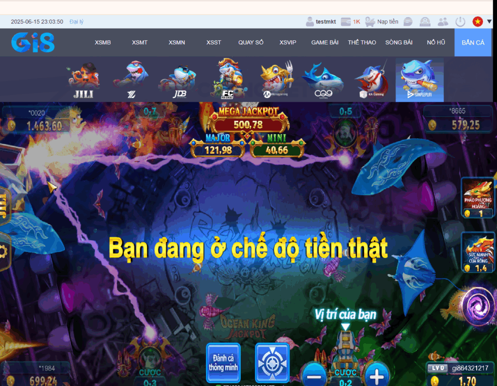 Sảnh bắn cá Gi8