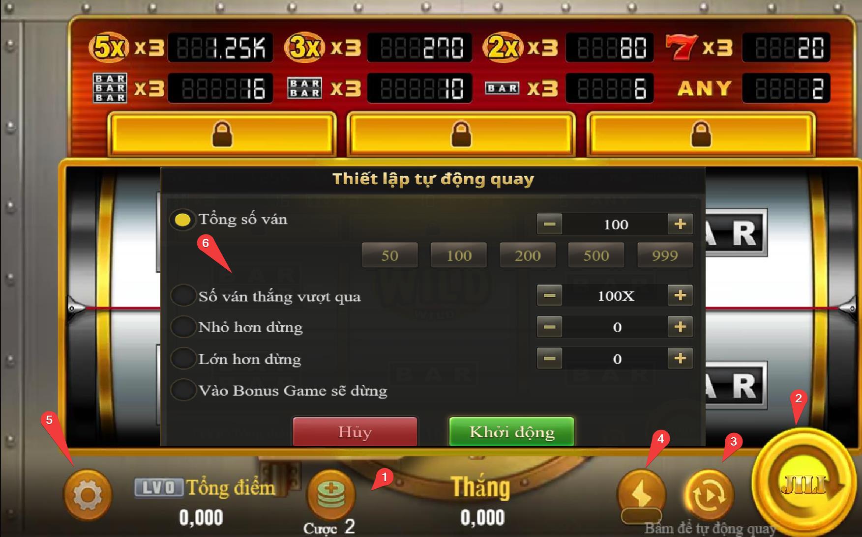Loạt tính năng dùng trong game