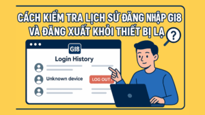 Cách kiểm tra lịch sử đăng nhập trên các thiết bị lạ tại GI8