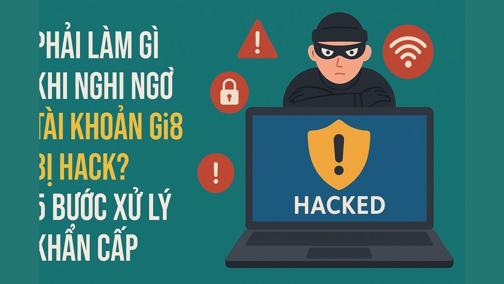Cảnh báo và các bước xử lý khẩn cấp khi tài khoản GI8 bị hack