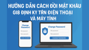 Hướng dẫn các bước đổi mật khẩu định kỳ để bảo vệ tài khoản GI8