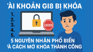 Nguyên nhân tài khoản GI8 bị khóa và cách yêu cầu mở khóa