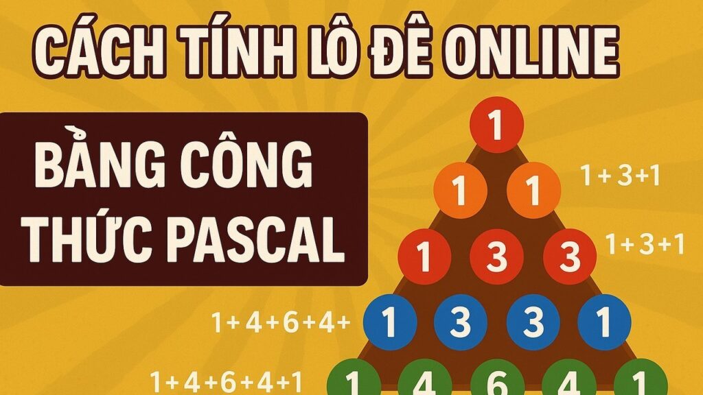 Cách tính lô đề online bằng công thức pascal
