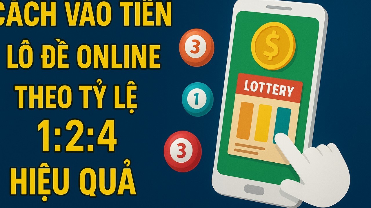 Cách vào tiền lô đề online tỷ lệ 1:2:4